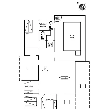 Feriehus Nilson - 1-4km From The Sea By Interhome Blokhus